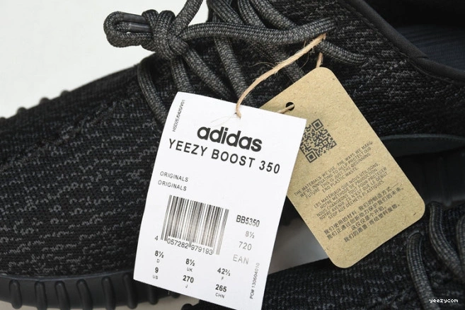 (2022 350 Boost 2023) Adidas Pirate Black Yeezy BB5350 0926
